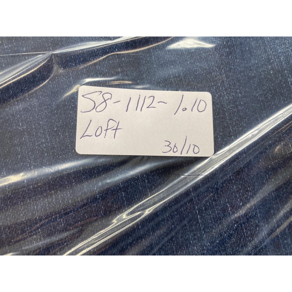 LOFT Jeans Womens 10 30 Dark Blue Wash Curvy Skinny Stretch Denim Mid Rise 34x30 - Picture 13 of 13